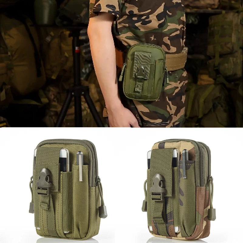 Outdoor Survival Tool Kit Pouch Military Waist Pack