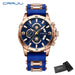 Apex Chronograph Silhouette Wristwatch for Everyday - Blue