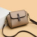 Shell Handbag with Adjustable Shoulder Strap Detachable - Khaki