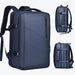 Backpack with Expanding Design for Tech Travel Everyday - Blue