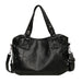 Hobo Handbag Large Capacity Shoulder Bag Tote - Black