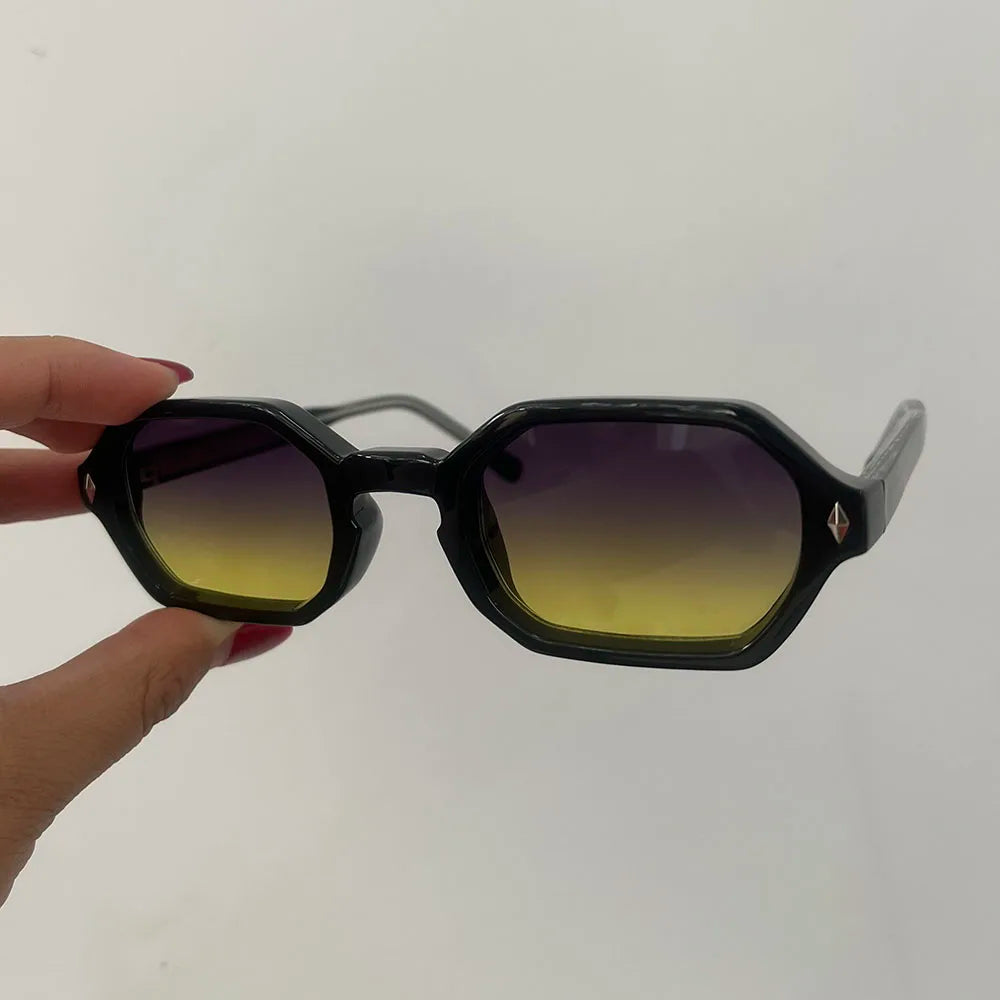 Hexagon Sunglass with UV400 Lenses for Everyday Wear