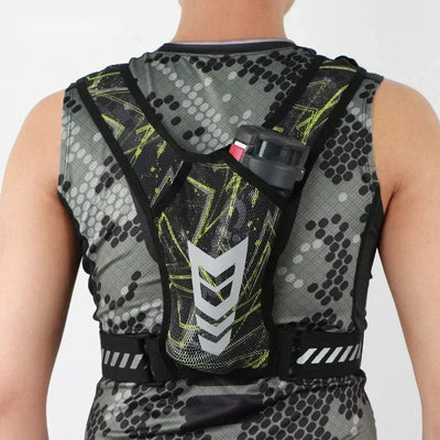 Reflective Running Backpack Vest with Phone Pocket