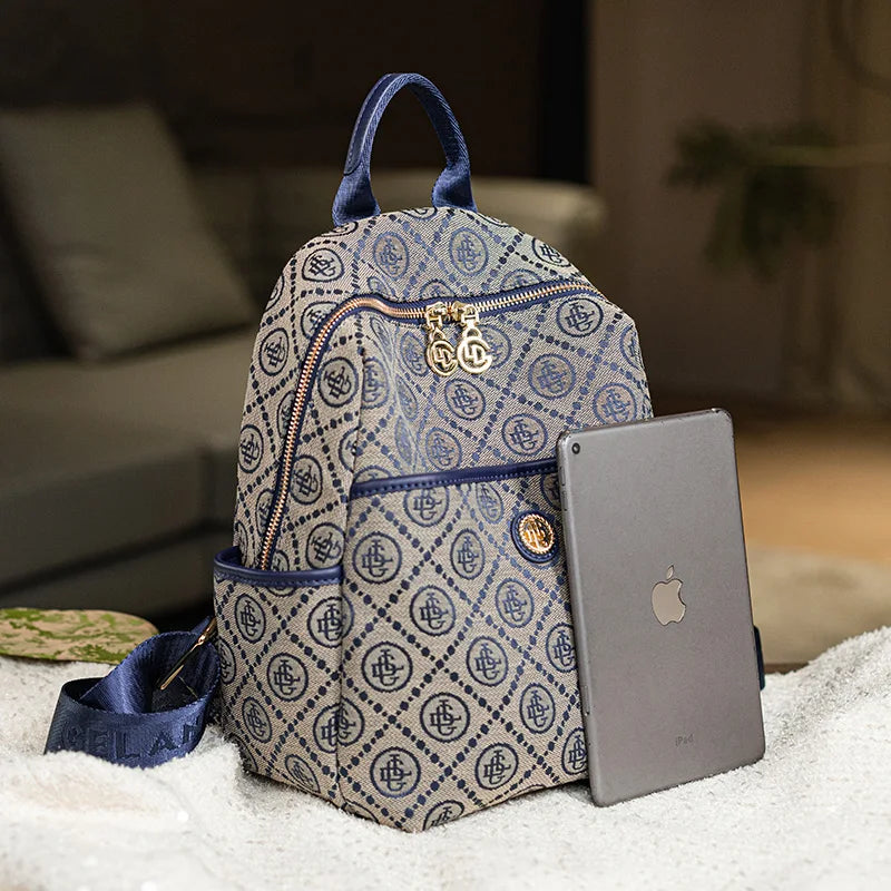 Backpack With Dual Compartments For Mobile Essentials - WO2MEN