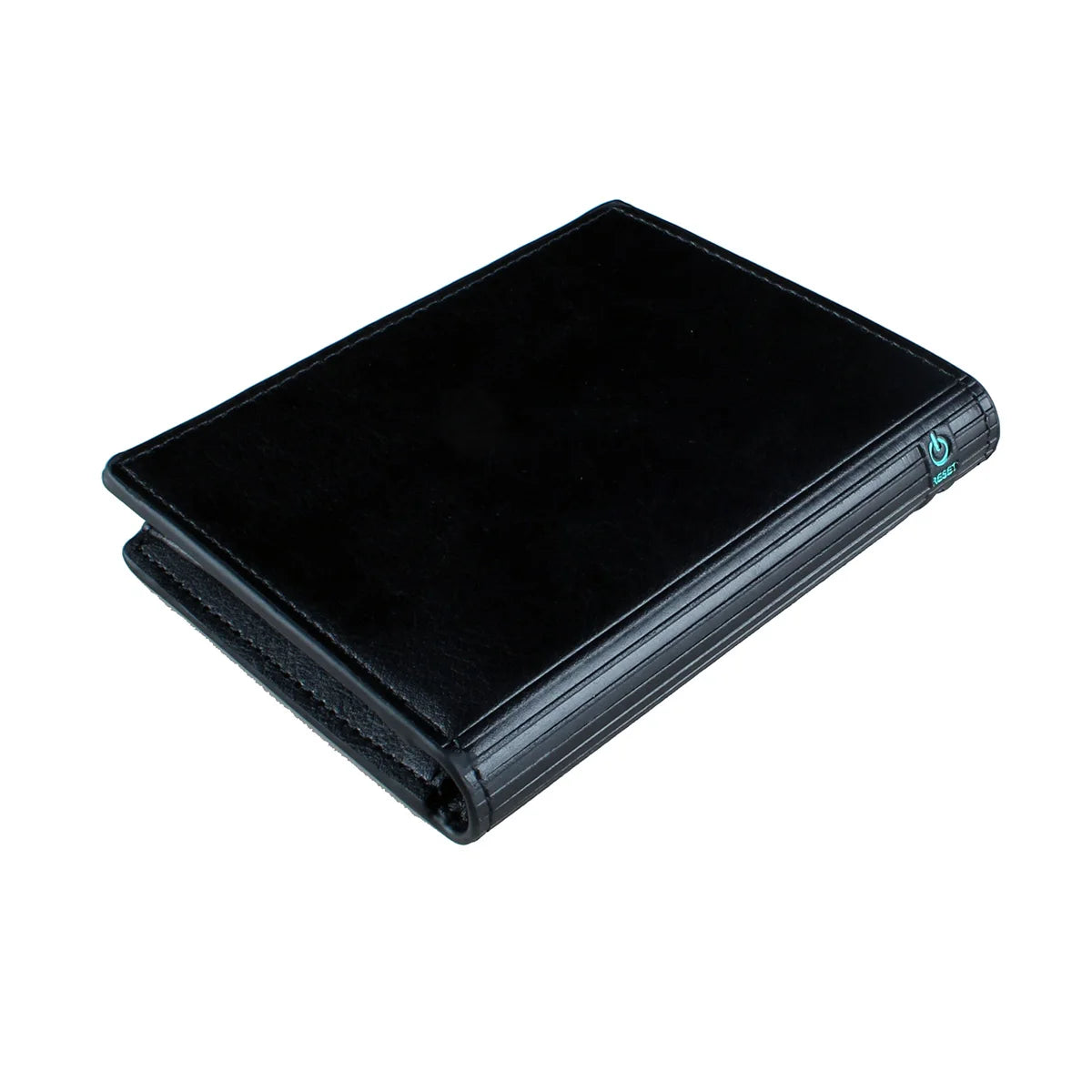 Geometric Fold Wallet with Card Slots and Zipper Pocket