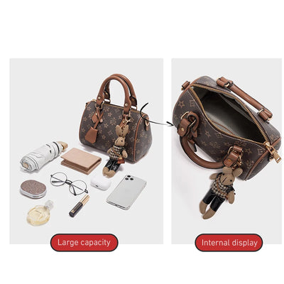 Vintage Monogram Top Handle Bag with Detachable Strap