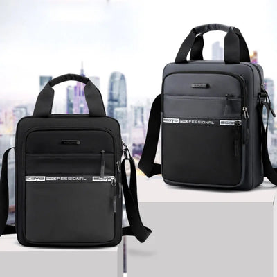 Shoulder Bag for Men with Front Pocket and Strap