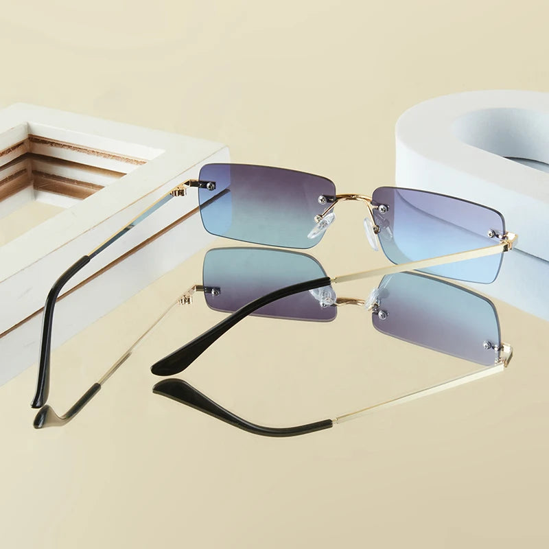 Sunglasses Square Gradient Lenses for Daily Use