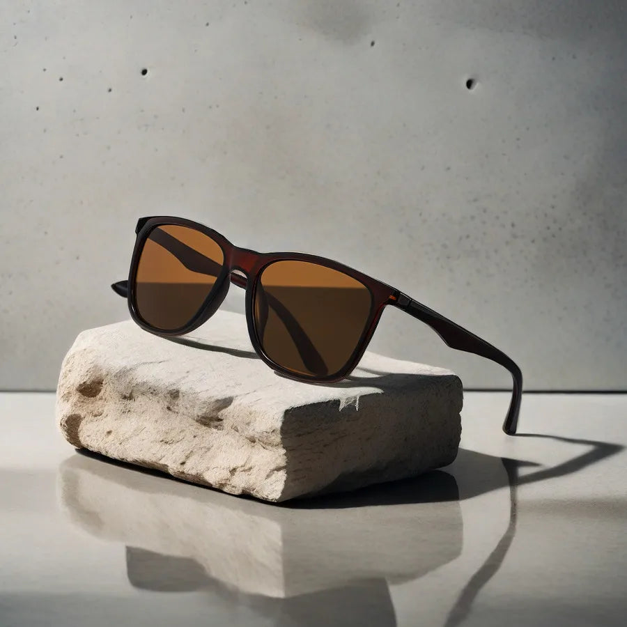 Polarized UV400 Sunglasses for Men Square Frame