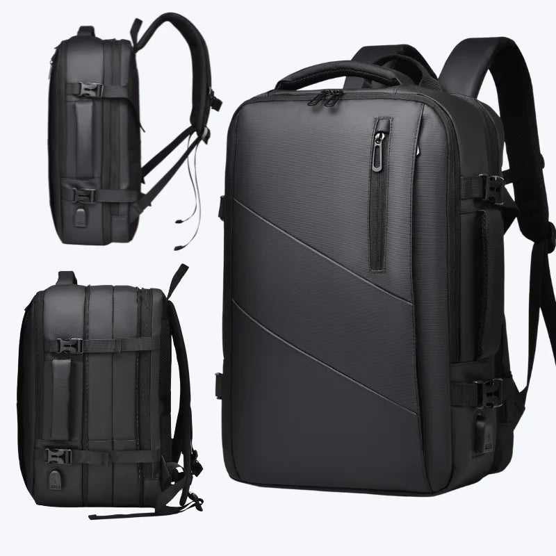 Backpack with Expanding Design for Tech Travel Everyday - WO2MEN