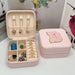 Initial Letter Jewelry Storage Box Travel Organizer - D
