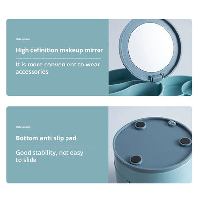 Jewelry Storage Box Multilayer Rotating Stand