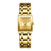 Wristwatch Square Dial Quartz Movement - Women Gold