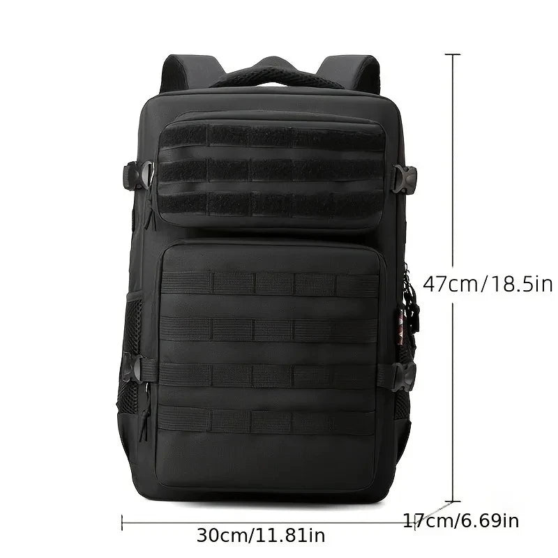 Tactical Trail Backpack with Multilayer Organization