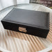 Large Jewellery Box with Lock and Compartments - Black