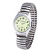 Couple Watch Set Elastic Band Stainless Steel - Male Silver
