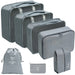 Premium Travel Organizer Cube Set for Seamless Packing - Grey