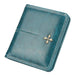 Wallet with Zippered Compartment and Card Slots - Blue V2