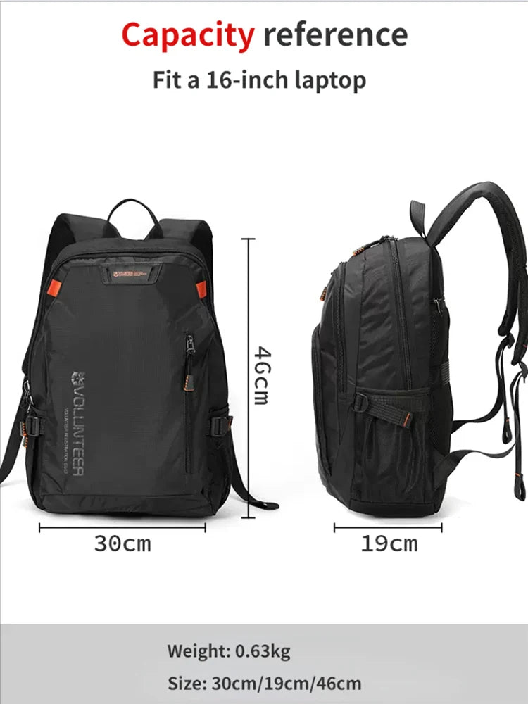Volunteer Backpack Waterproof with Large Capacity