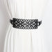 Corset Belt with Rhinestone Buckle Wide Design - Colour Fourteen
