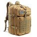 Tactical Backpack Molle System for Outdoor Use - Khaki