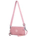 Handbag with Crossbody Strap Compact Rectangular Design - Delicate Powder