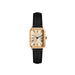 Retro Square Dial Wristwatch With Roman Numerals Grace - Black