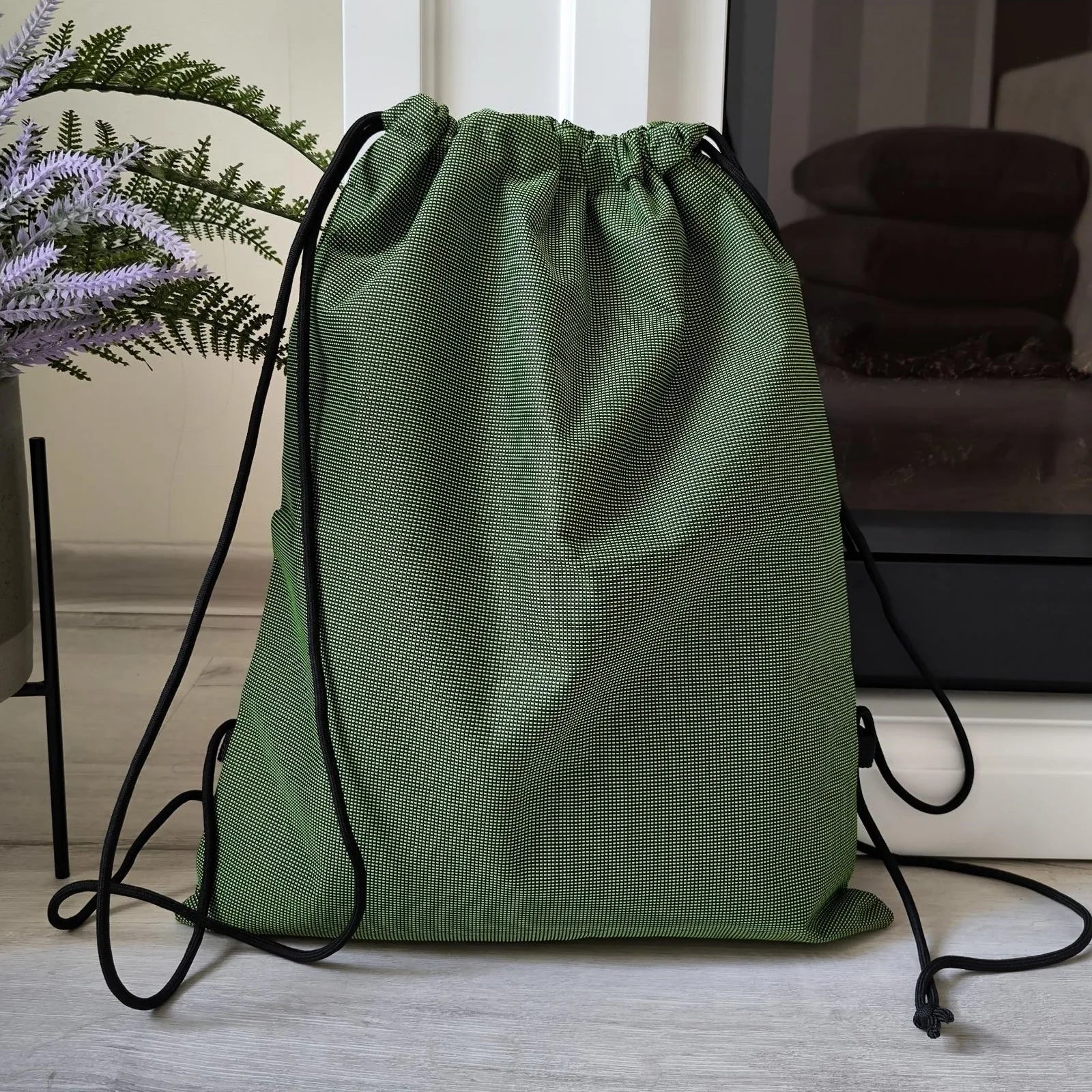 Foldable Drawstring Backpack Lightweight Compact