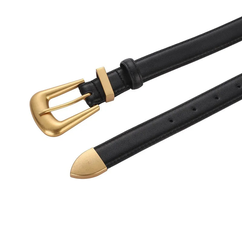 Belt with Classic Buckle for Everyday Wear And Dress