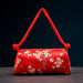 Shoulder Bag Embroidered Silk Floral Detailing - Color Eighteen