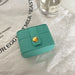 Portable Jewelry Box Organizer for Rings and Earrings - Green