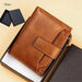 Premium Card Keeper Wallet With Multi Slot Design Pro - Light Brown