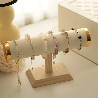 T Bar Jewelry Display Rack For Bracelets And Necklaces