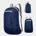 Packable Foldable Backpack Ultralight Travel Daypack - Dark Blue