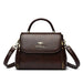 Top Handle Satchel Bag with Shoulder Strap Classic - Light Brown