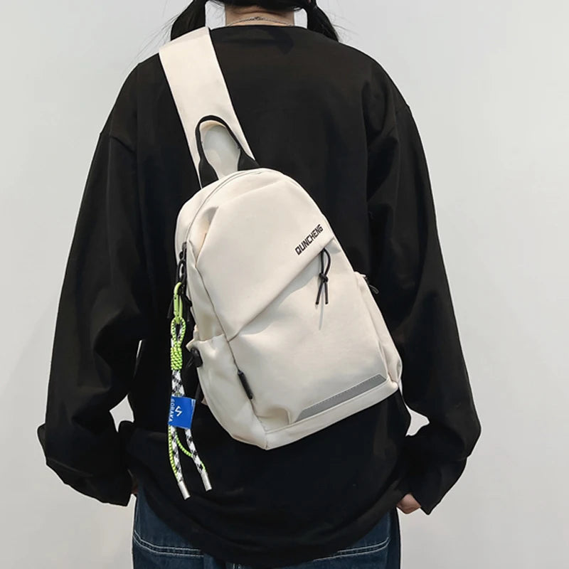 Crossbody Bag Nylon with front pocket everyday carry