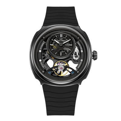 Skeleton Tourbillon Wristwatch with Automatic Movement
