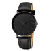 Ultra Thin Analog Watch - Black
