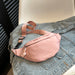 Waist Bag Crossbody Large Capacity Everyday Use - Pink