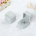 Ring Storage Box with Cushioned Interior Organizer - Grey