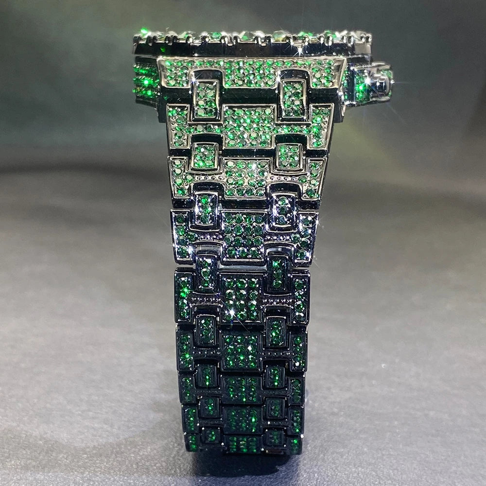 Wristwatch for Men Full Diamond Water Resistance