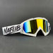 Motocross Goggle UV Protection Windproof Tinted Lens - Blue Red