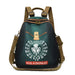 Cosmic Orbit Lock Backpack Lightweight Starry Pattern - Green