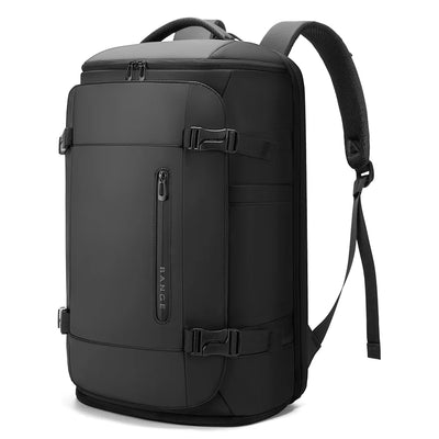 Carry On Travel Backpack with Multiple Pockets - Black