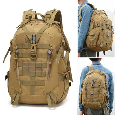 Camping Backpack with MOLLE System for Outdoor Use