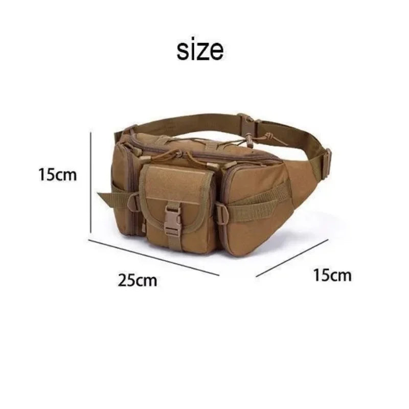 Tactical Waist Bag with Front Pouches for Adventures
