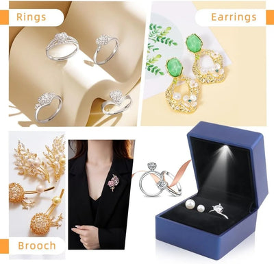 LED Light Ring Box for Proposal and Gift Presentation