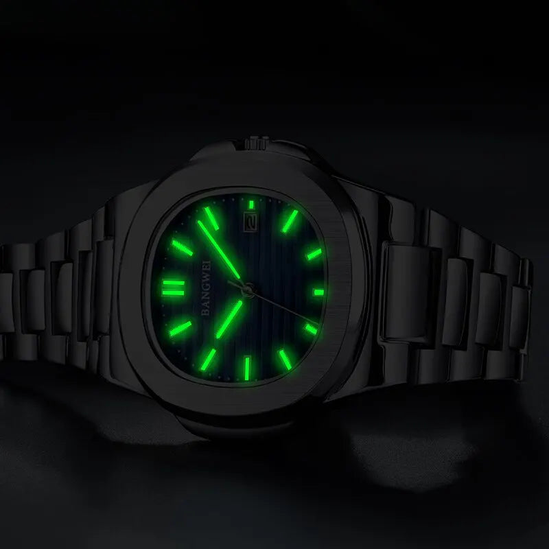 Men Watch with Date Window Water Resistant Build