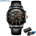 Chronograph Wristwatch With Multifunction Subdials - Black Gold