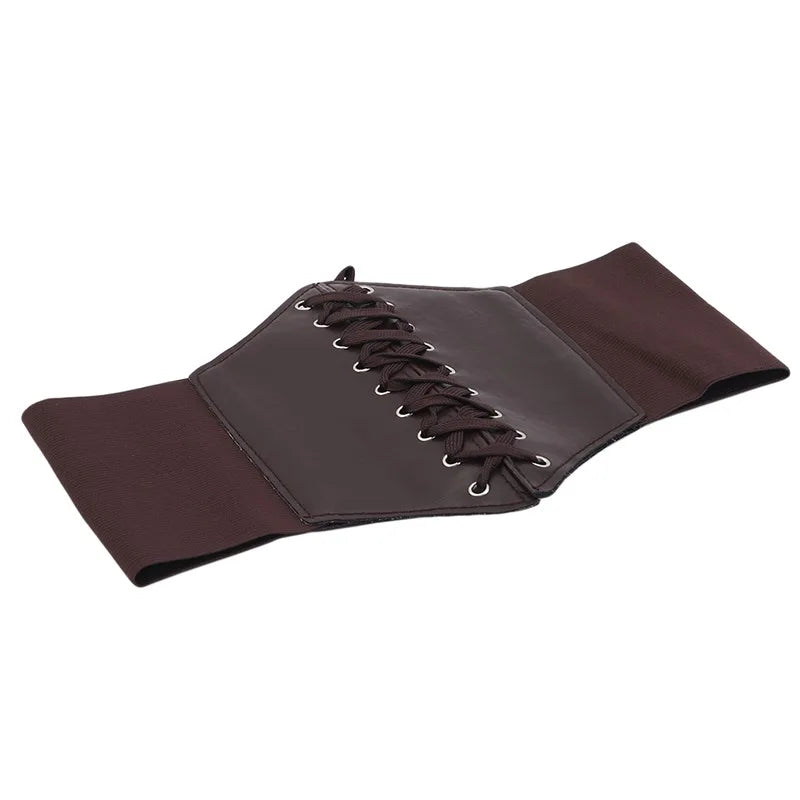 Lace Up Corset Waist Belt for Women Slimming Girdle